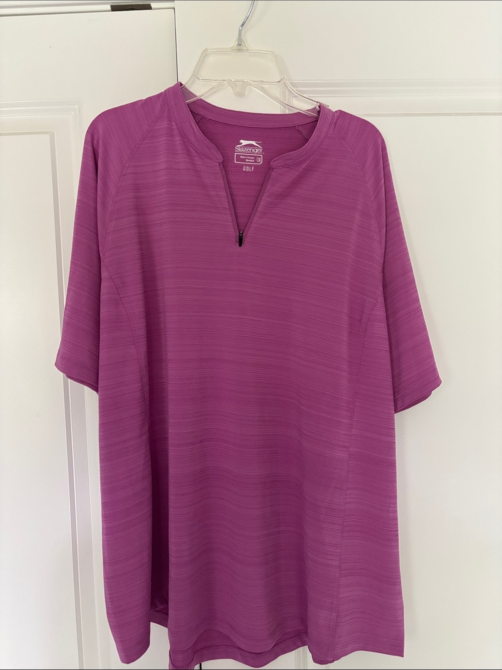 Slazenger Women's Short-Sleeve Golf Top - Plum